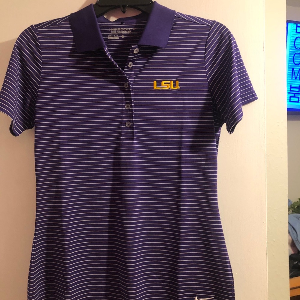 Nike LSU golf shirt